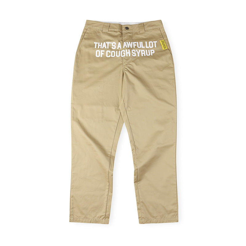 That's A Awful Lot Of Cough Syrup Worker Pants - Khaki