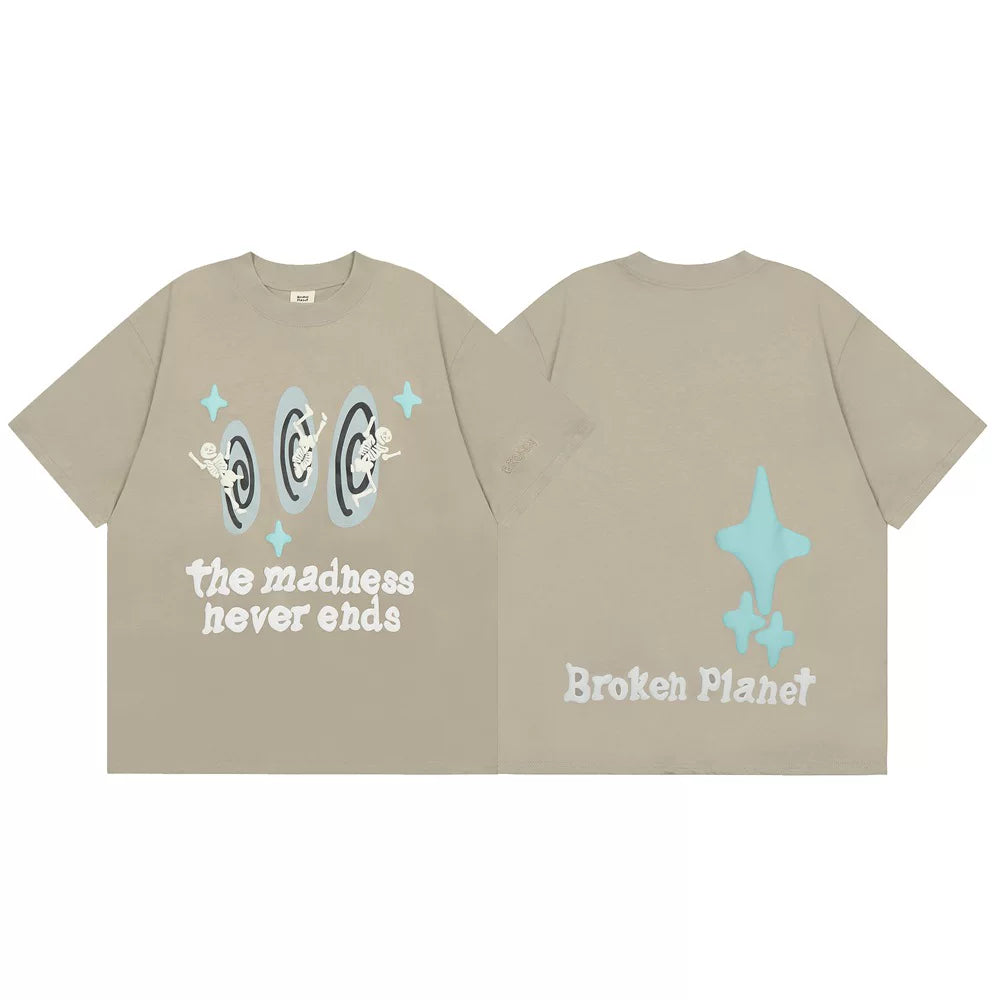 Broken Planet Market "The Madness Never Ends" T-Shirt
