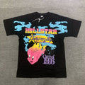 Hellstar "University Class of 1996" Cartoon Flame Graphic Tee - Black