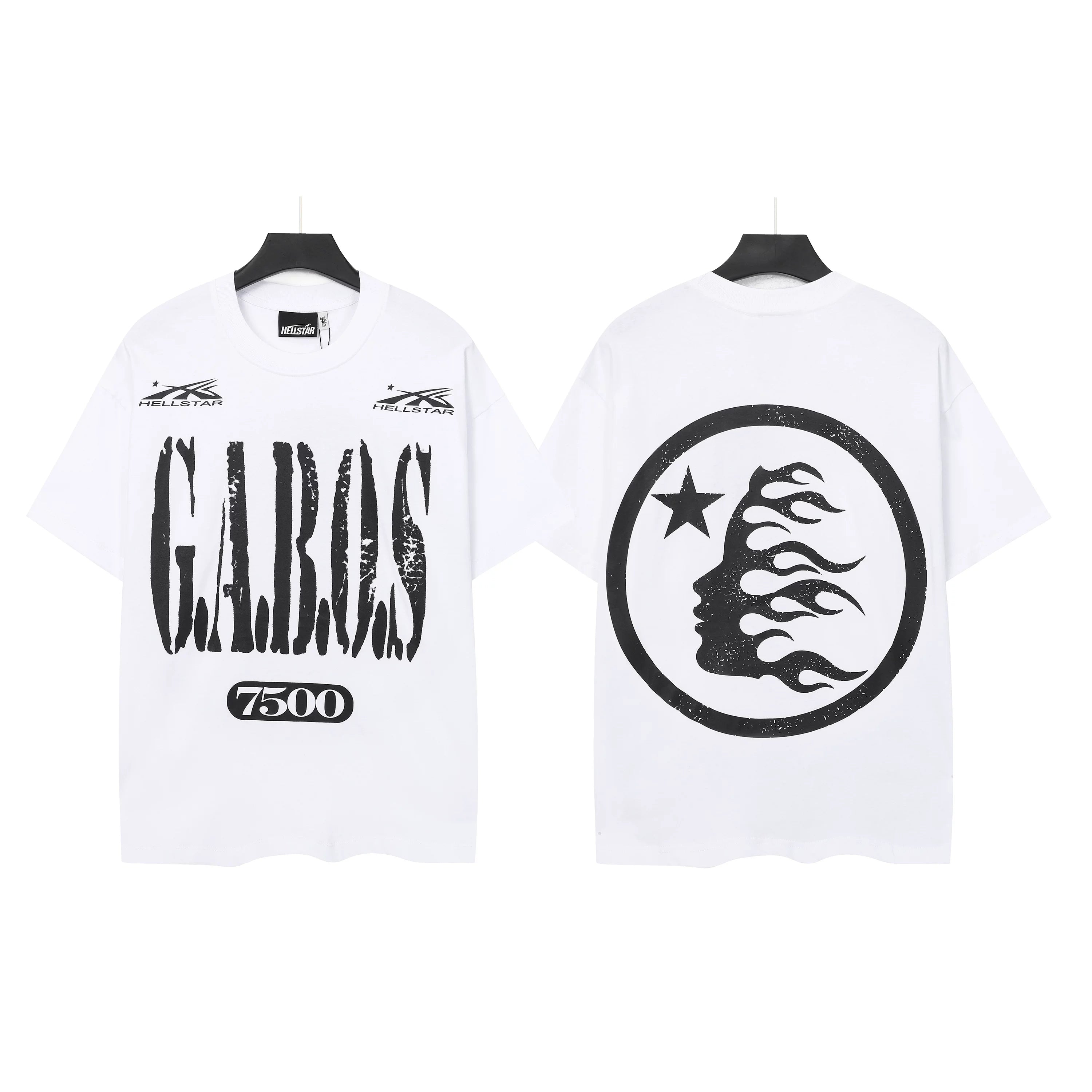 Hellstar "G.A.B.O.S 7500" Graphic Tee -  White