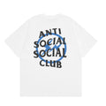Anti Social Social Club Blue Circle Logo T-Shirt - White/Black