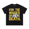 Syna World Vintage Oversized Statement Graphic Tee (Black / Yellow)