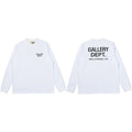 Gallery Dept. Hollywood Logo Long Sleeve T-Shirt - White