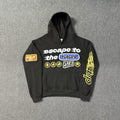 Broken Planet Market "Escape to the Future" Oversized Hoodie - Black