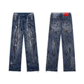 Hellstar Paint Splatter Distressed Denim Jeans