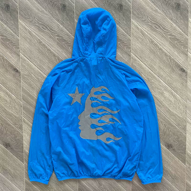 Hellstar Studios 3M Ultra-Thin Hooded Sun Protection Clothing blue