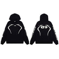 Hellstar Curved Horn Graphic Hoodie black
