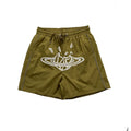 Broken Planet Market Shattered Planet Nylon Shorts - Olive / Khaki