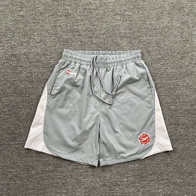 Broken Planet Market Basketball Shorts - Grey / White