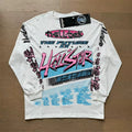 Hellstar "The Future Is Hellstar" White Long Sleeve Tee