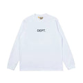 Gallery Dept. Minimalist DEPT. Logo Long Sleeve T-Shirt - White