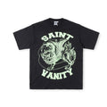 SAINT VANITY Winged Creature Graphic Short-Sleeve T-Shirt - Black / Light Green