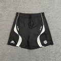 Hellstar Piping Athletic Shorts - Black