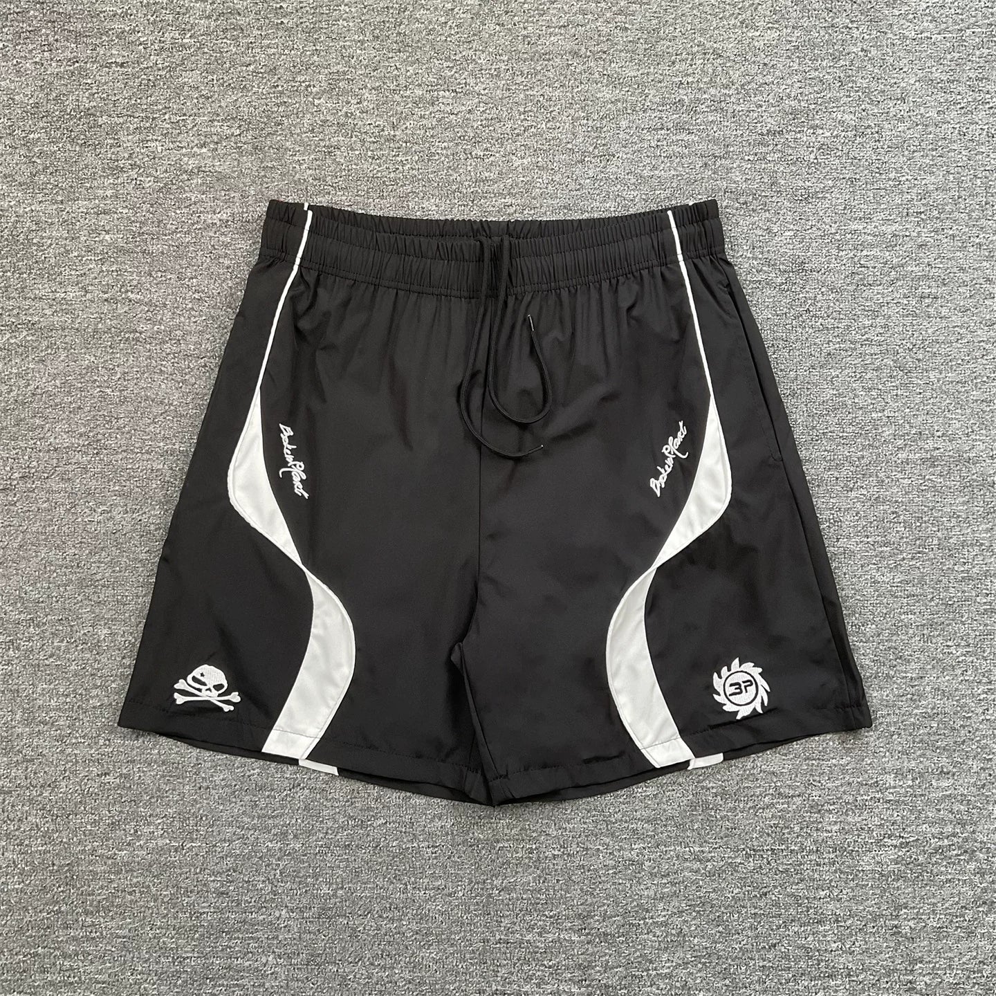 Hellstar Piping Athletic Shorts - Black