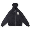 Saint Vanity Full-Zip Hooded Jacket - Black