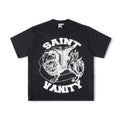 SAINT VANITY Vintage Winged Graphic Short-Sleeve T-Shirt - Black