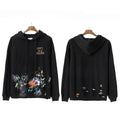Gallery Dept Paint Splatter Black Hoodie