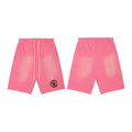 Hellstar Minimalist Star Logo Shorts pink