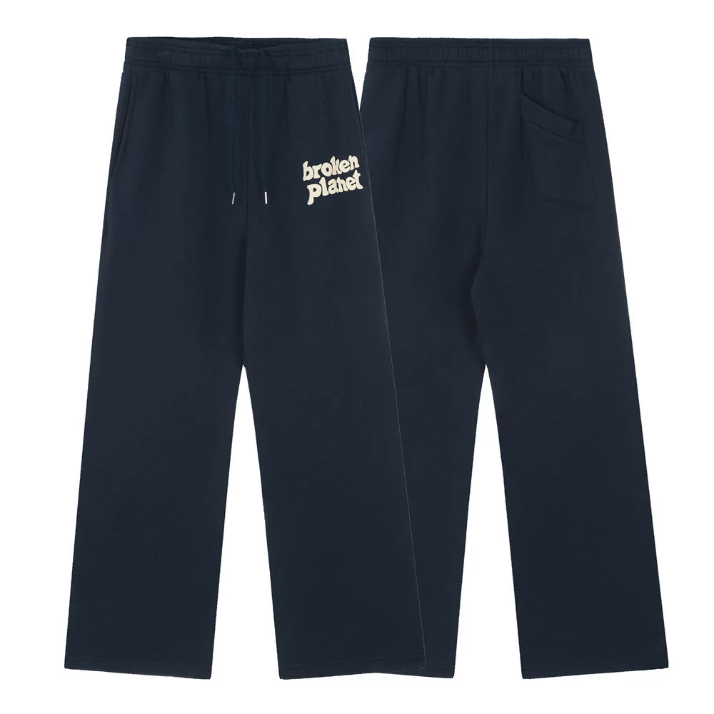 Broken Planet Market Typography Sweatpants - Navy