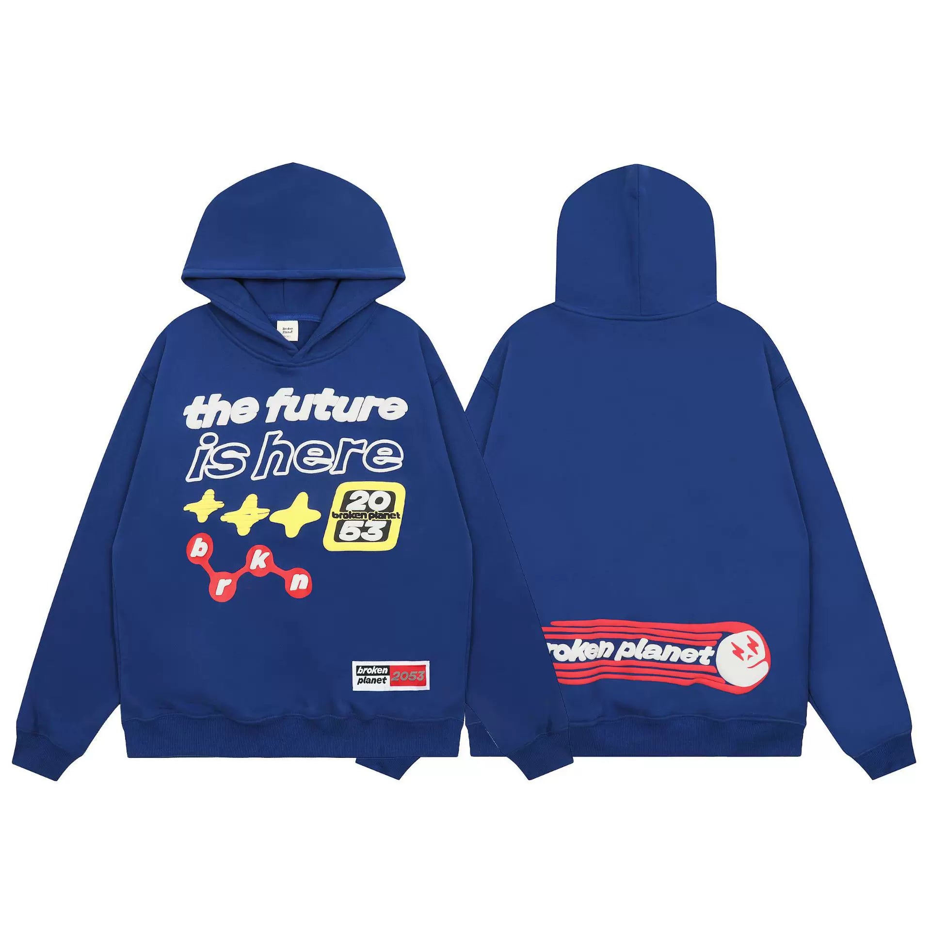 Broken Planet "The Future Is Here" Blue Hoodie