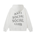 Anti Social Social Club Classic Logo Hoodie - White