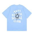 Anti Social Social Club Shattered Glass Logo T-Shirt - Light Blue