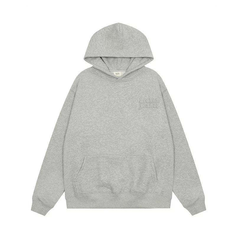 Broken Planet Market Minimalist Logo Oversized Hoodie - Heather Grey