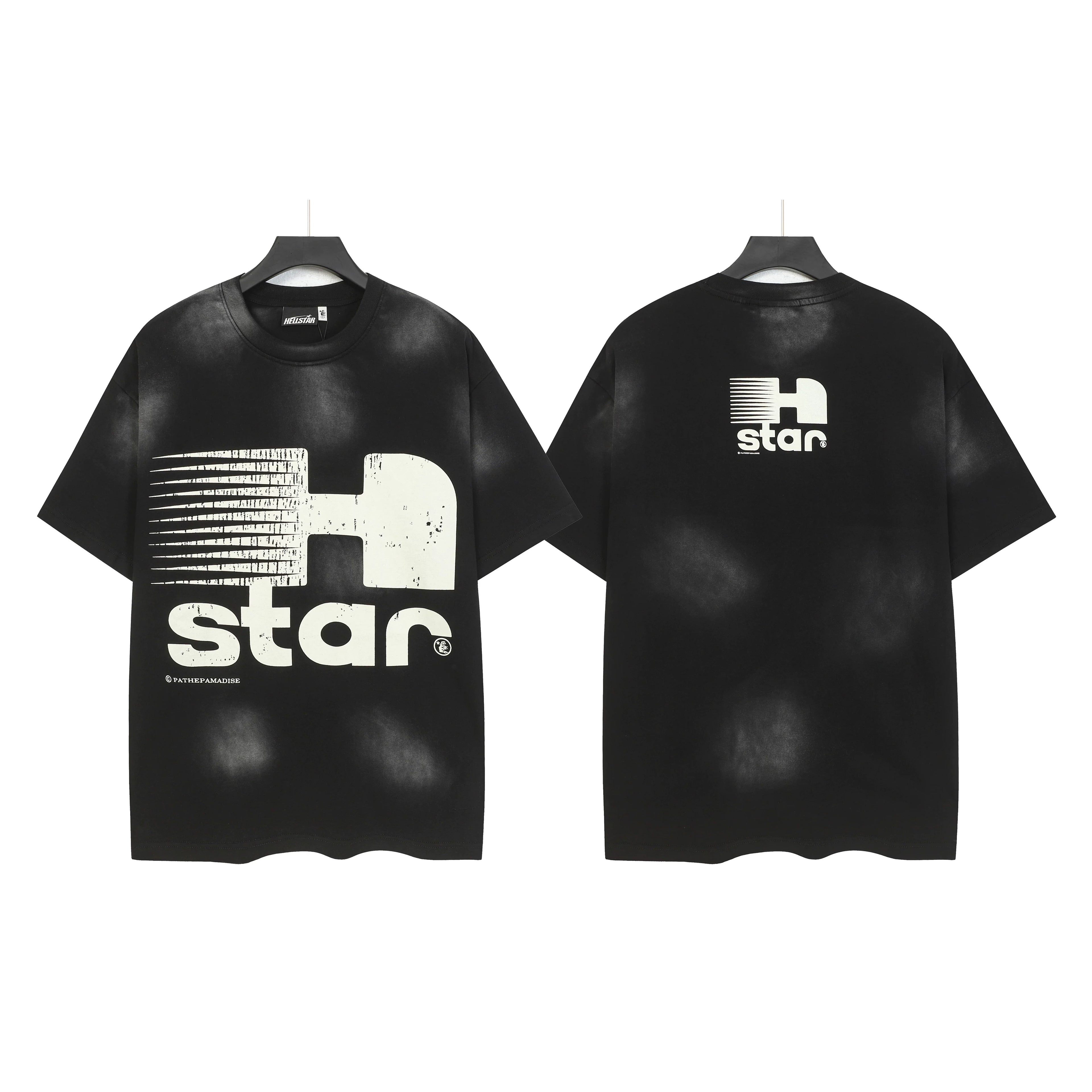 Hellstar "H-Star" Block Logo Graphic Tee - Black