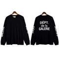 Gallery Dept. Sleeve Print DÉPT. de la GALERIE Long Sleeve T-Shirt - Black/White