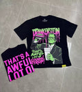 That's A Awful Lot Of Cough Syrup Drankenstein Graphic T-Shirt - Black