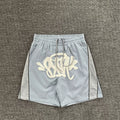 Syna World Graphic Nylon Shorts (Light Grey)
