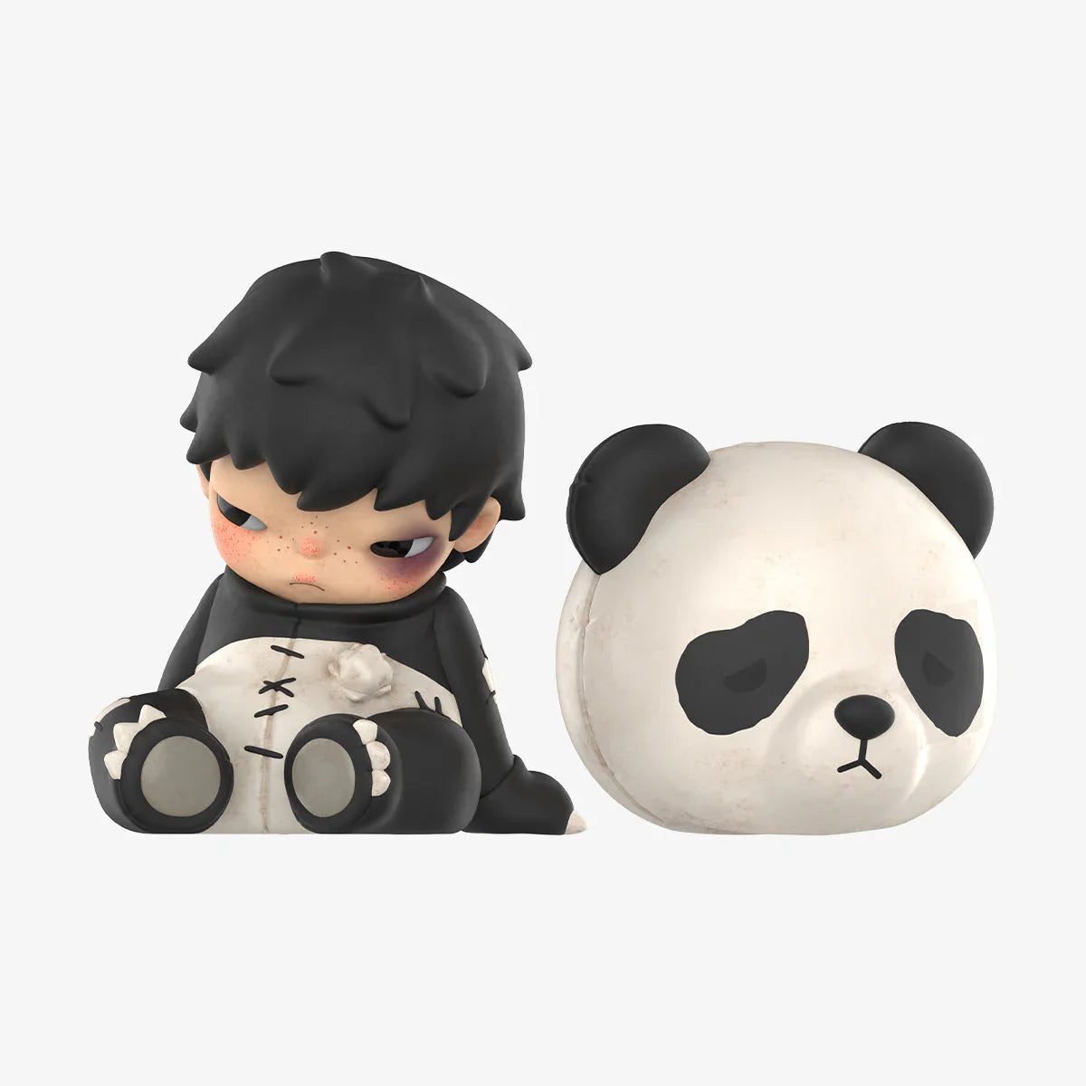 POP MART Hirono Doll Panda 100% Figurine