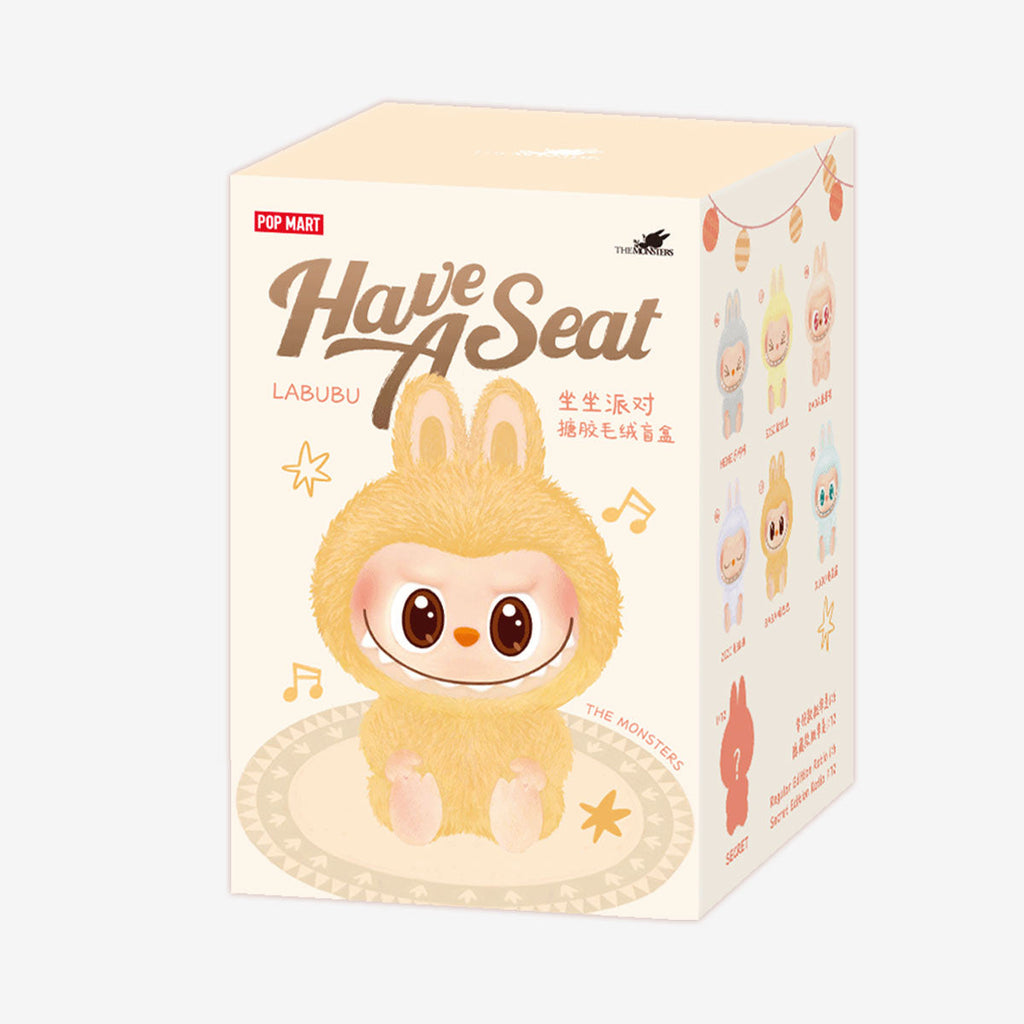 POP MART Labubu Have a Seat Series Plush Pendant (100% authentic)