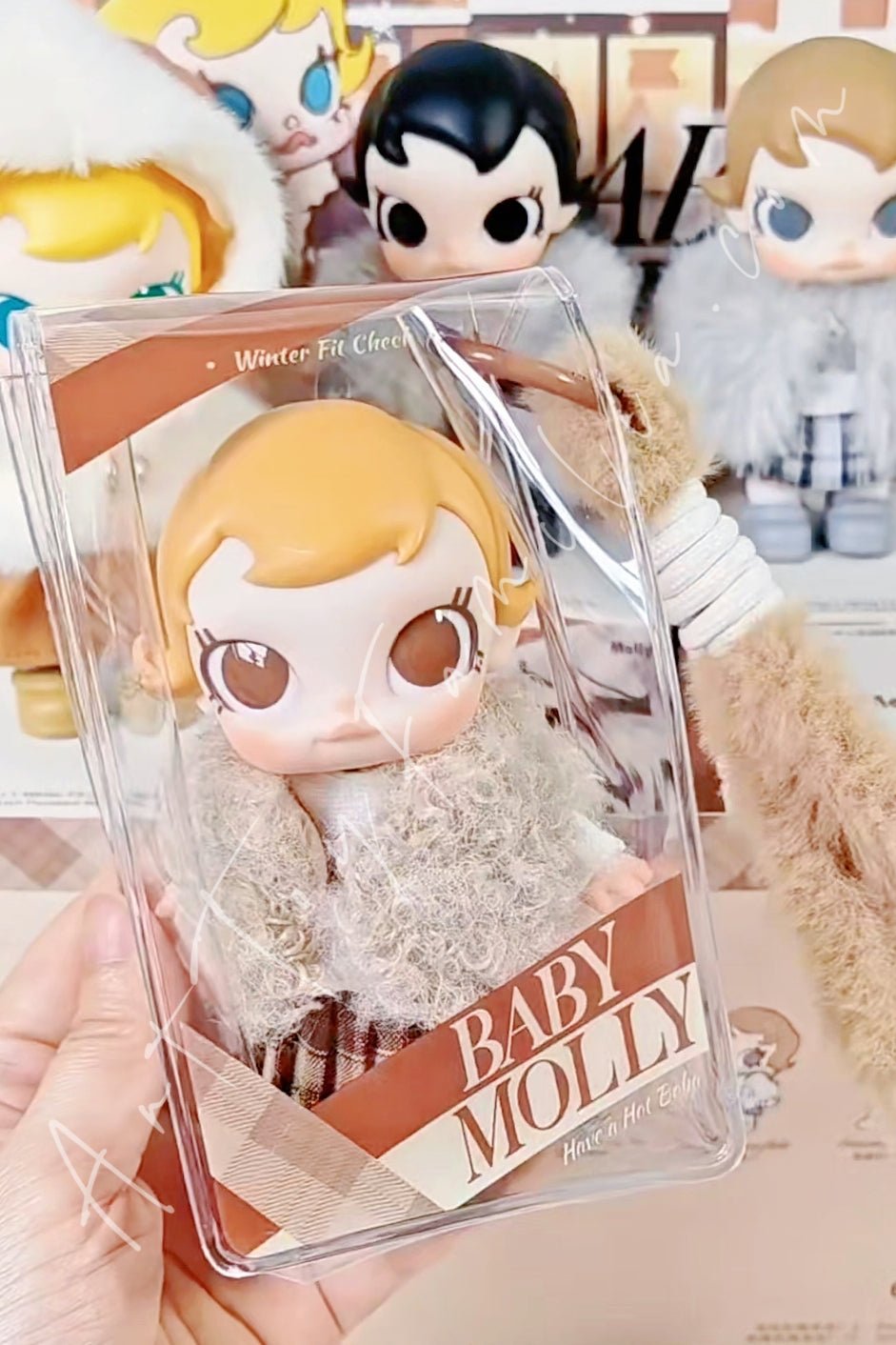 Baby Molly Winter Fit Check Series Vinyl Plush Pendant