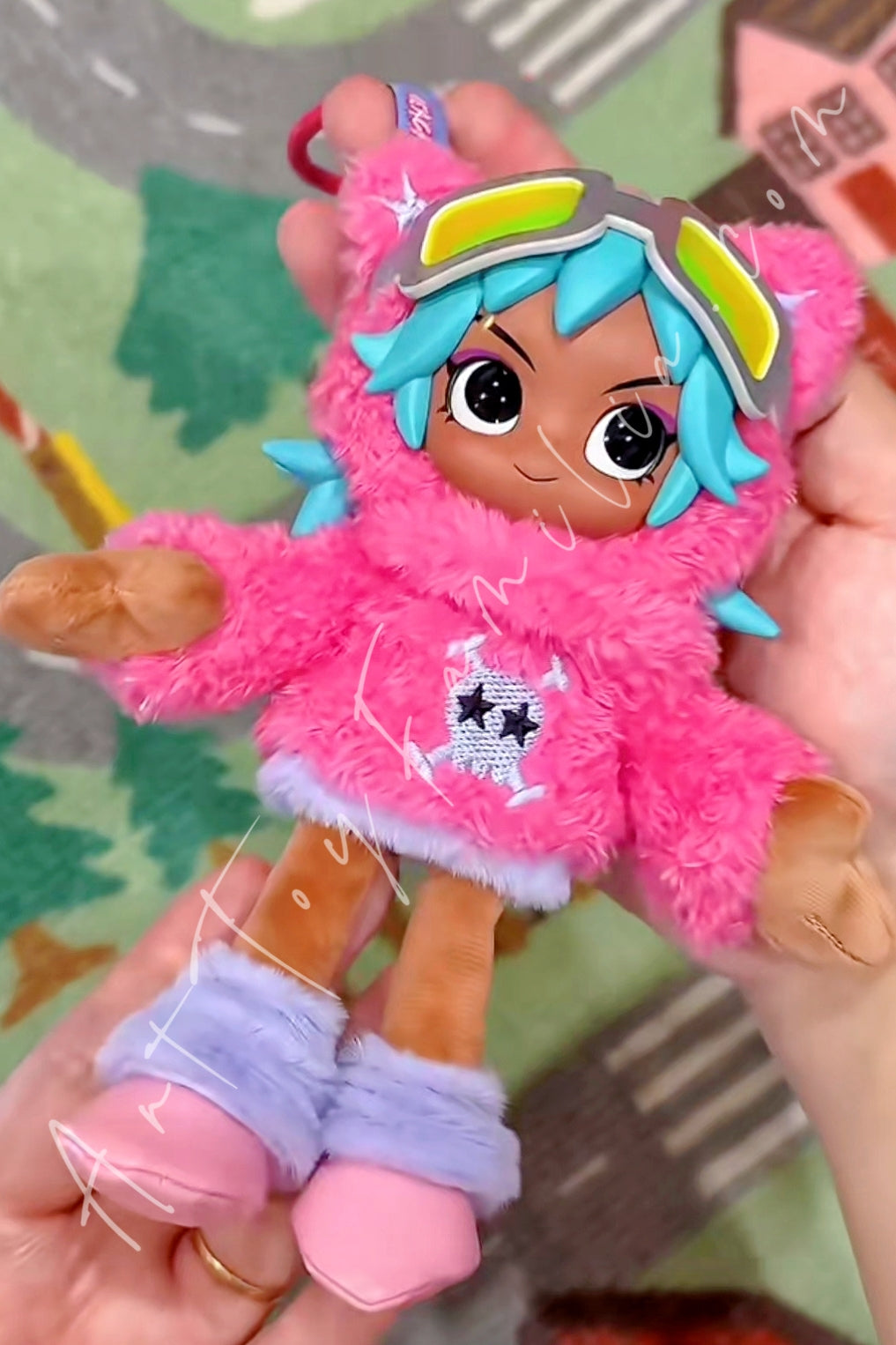 Peach Riot Fruit Punch Series Plush Doll Pendant