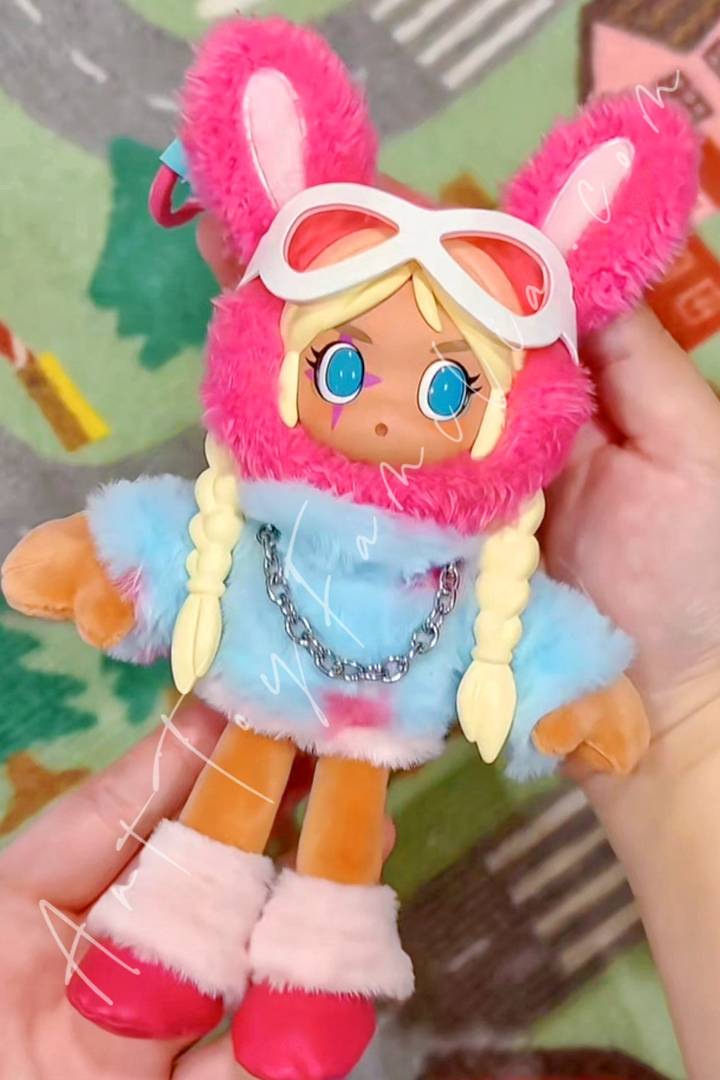 Peach Riot Fruit Punch Series Plush Doll Pendant