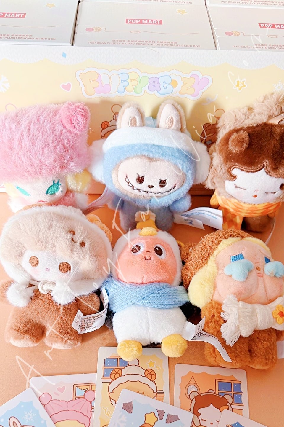 Pop Bean Fluffy & Cozy Series Plush Pendant