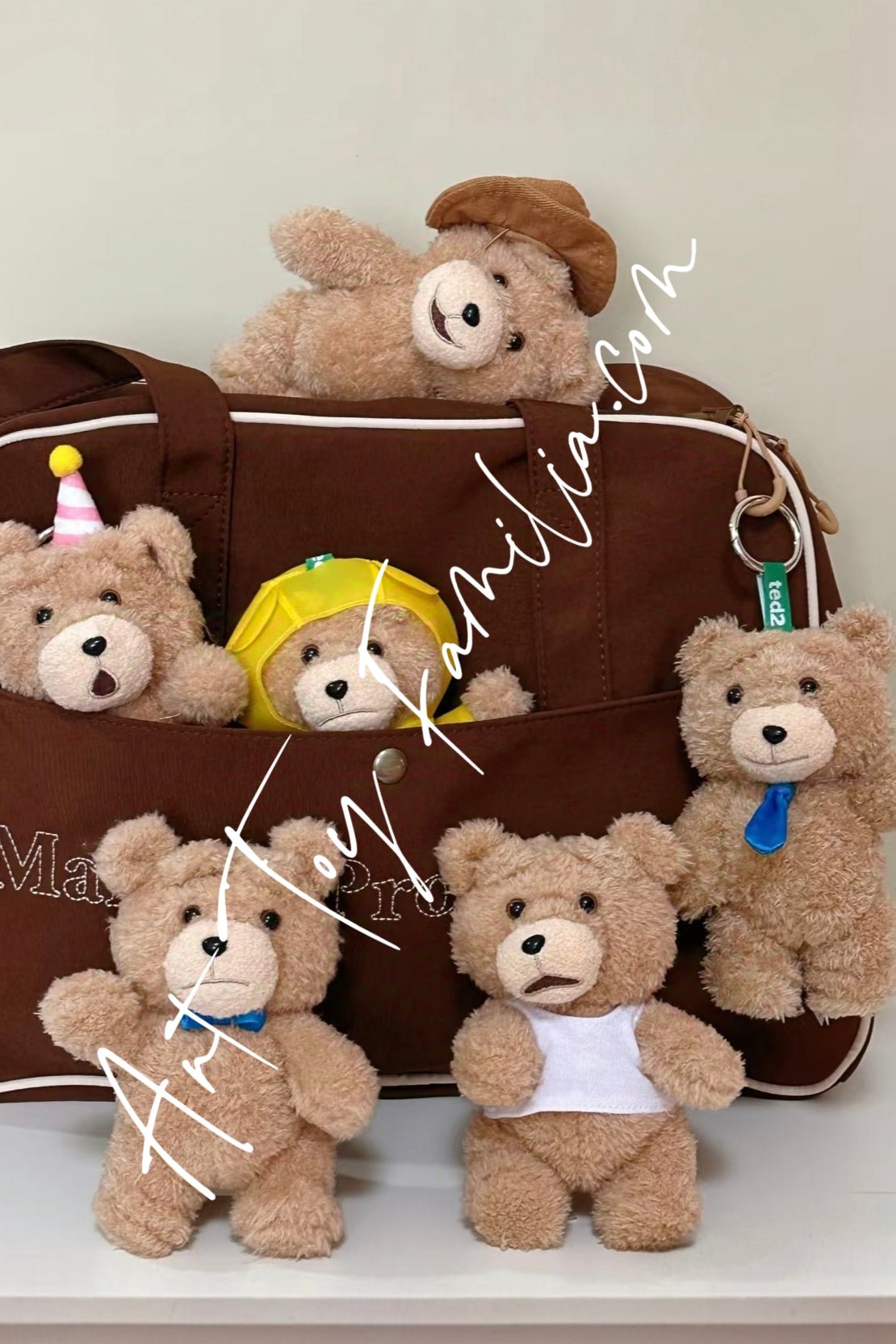 Ted2 Teddy Bear Action Plush Pendant Series