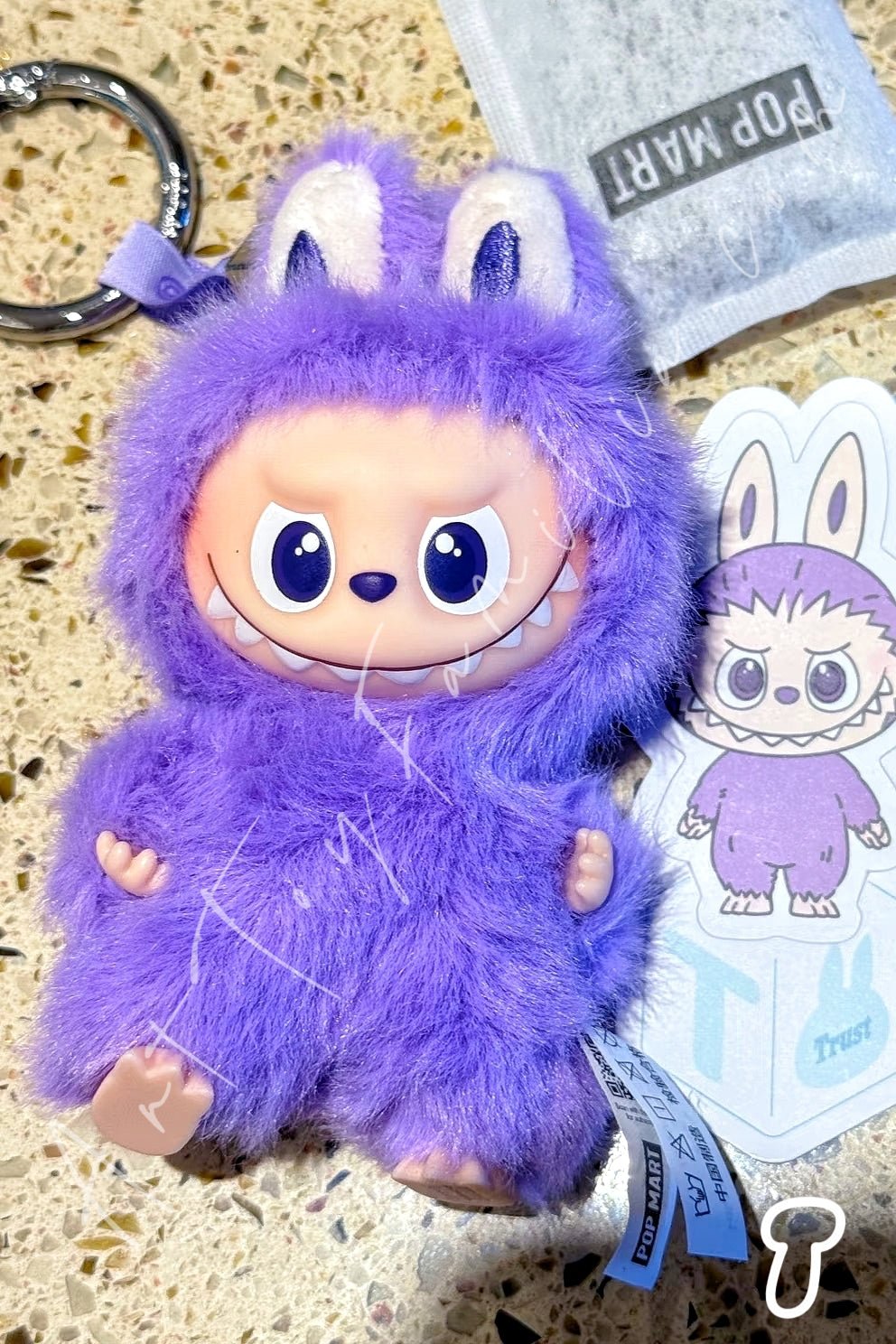 The Monsters Labubu Pin For Love Series Vinyl Plush Pendant