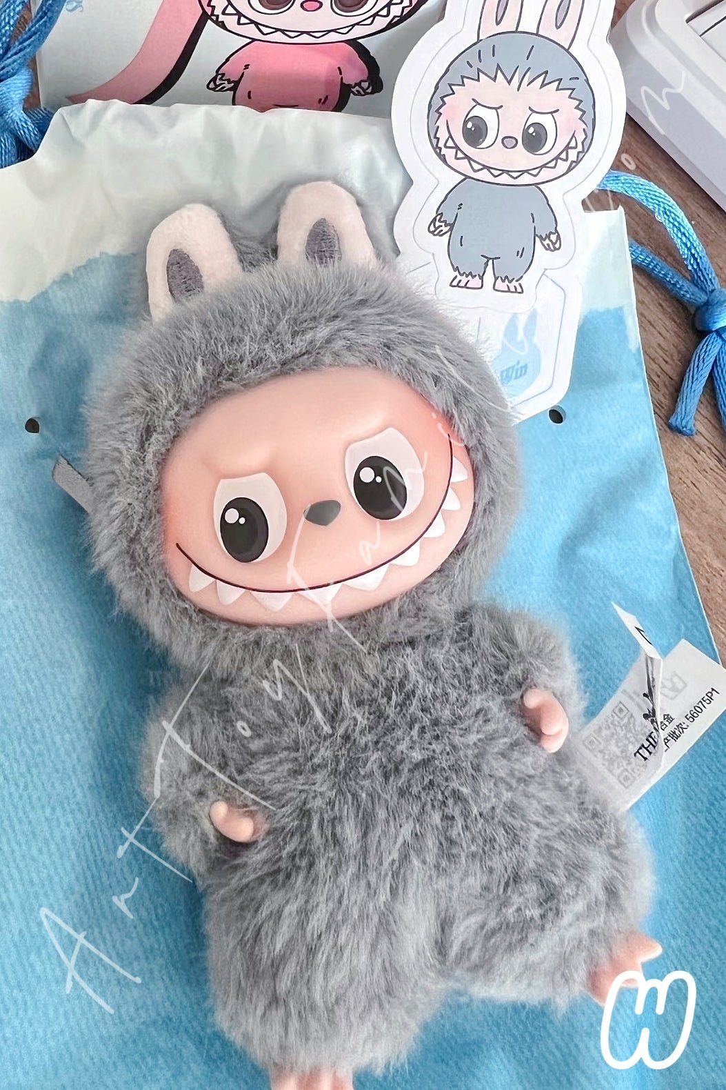 The Monsters Labubu Pin For Love Series Vinyl Plush Pendant