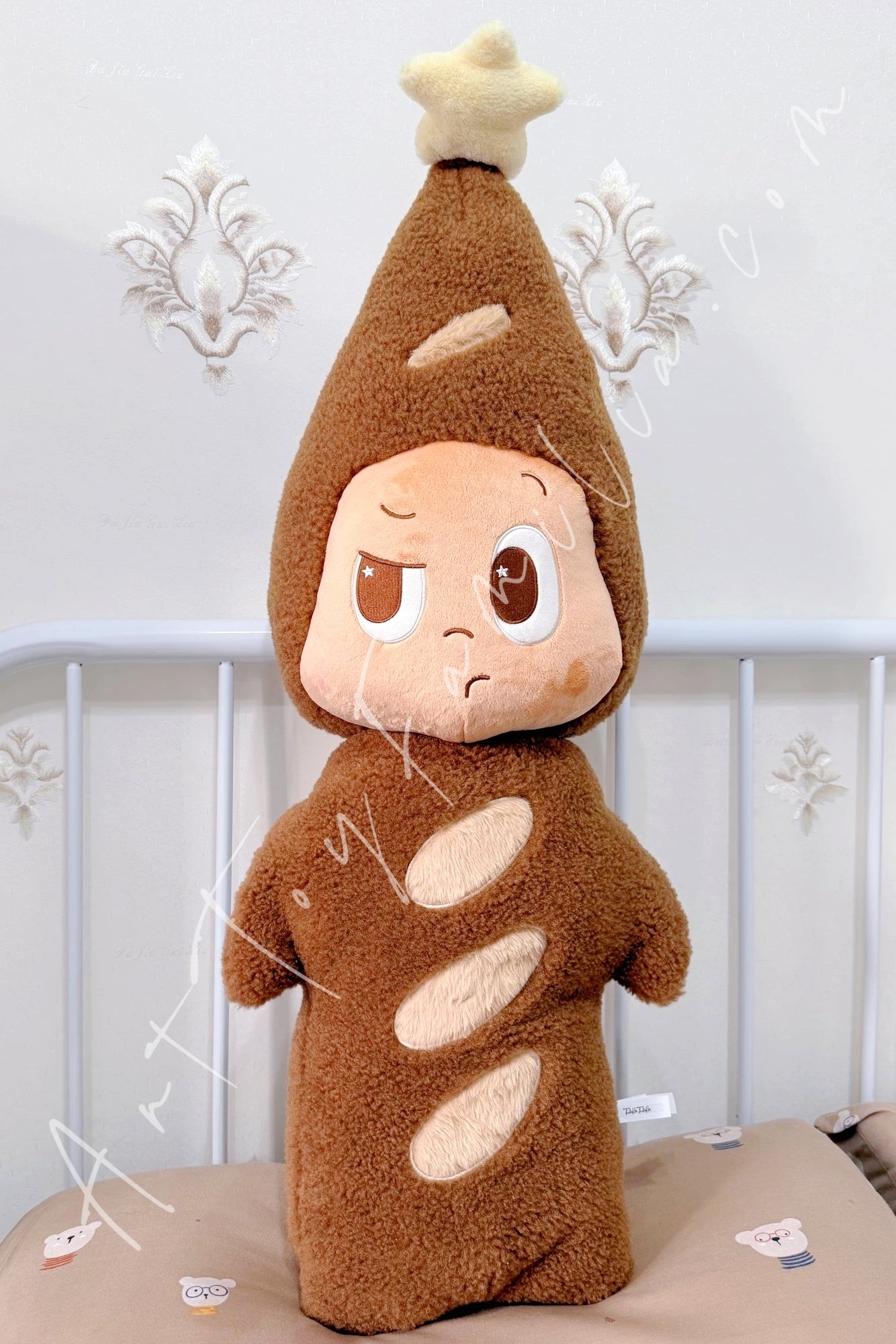 Twinkle Twinkle Moon Gelato Series Plush Baguette Pillow-100cm
