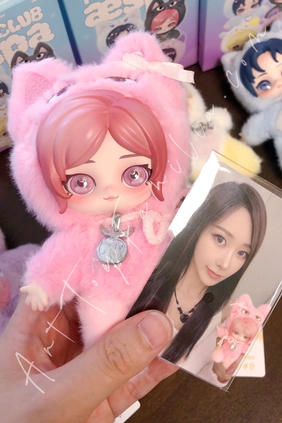 aespa Fluffy Club Series Vinyl Plush Doll Pendant