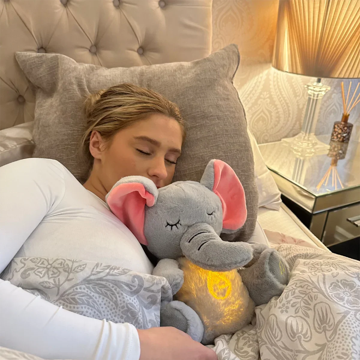 Elephant Breathing Musical Plush Toy