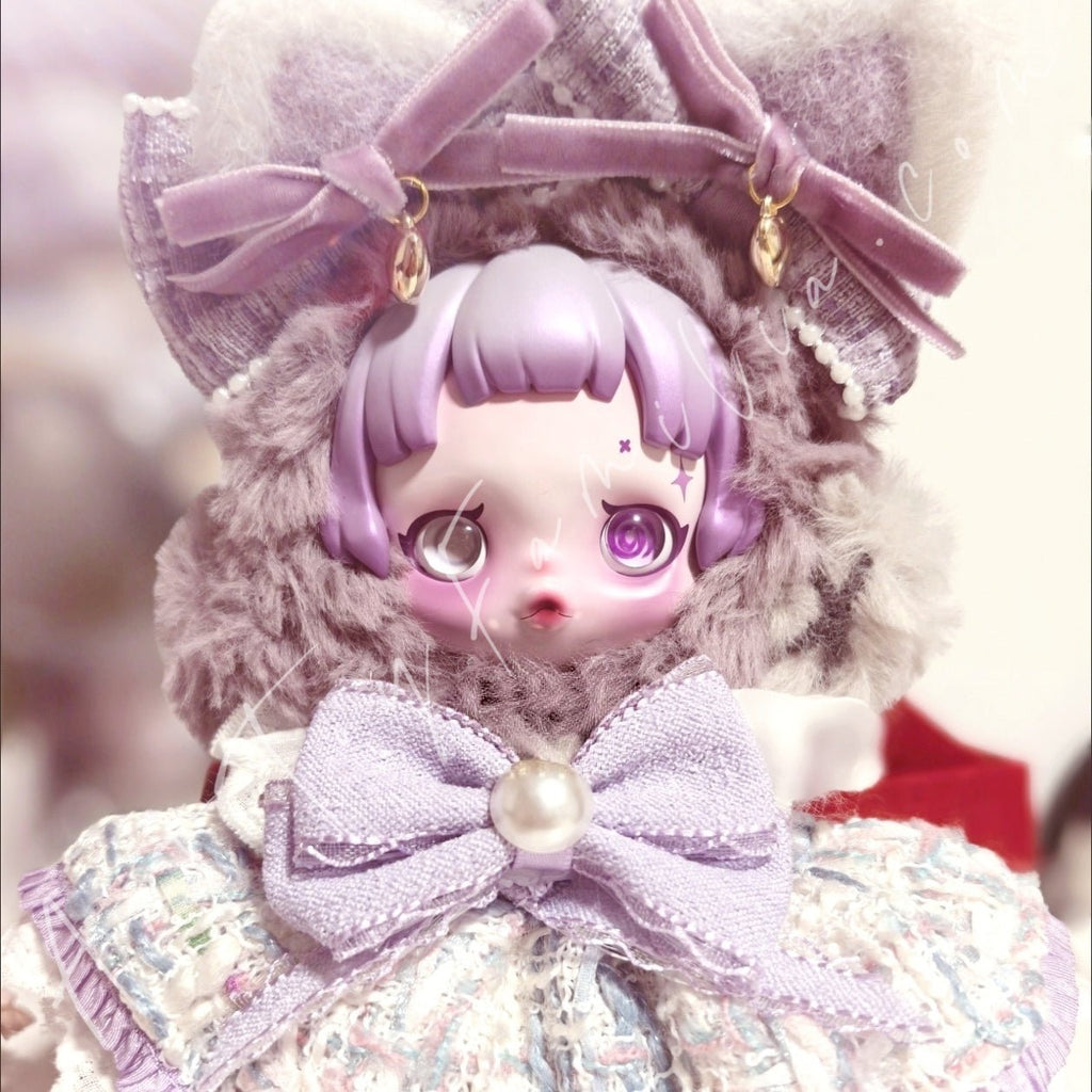 Doll Cloth Lavender Mist Kitten Set For Skullpanda - 133