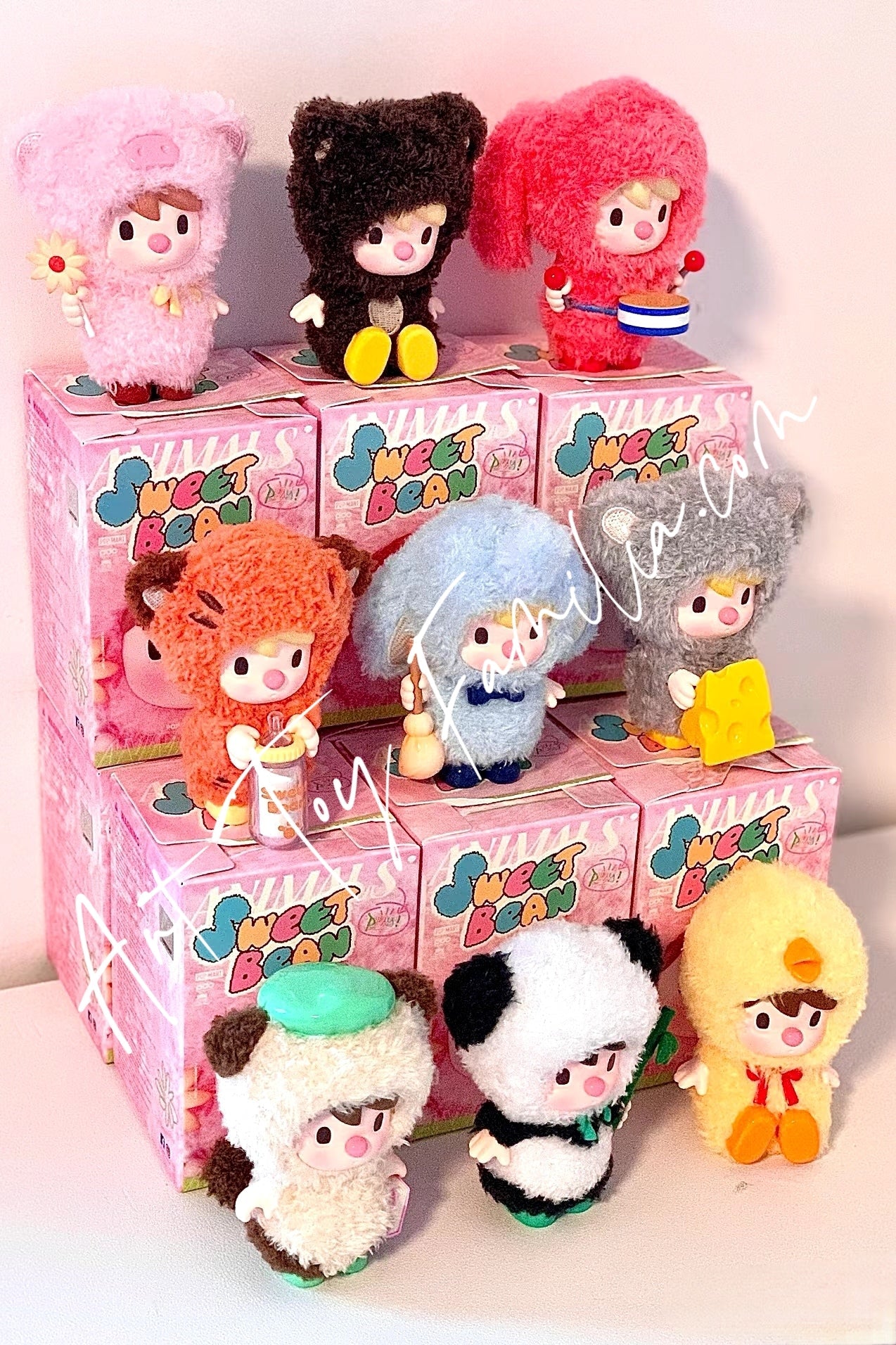 Sweet Bean Animal Play Plush Series