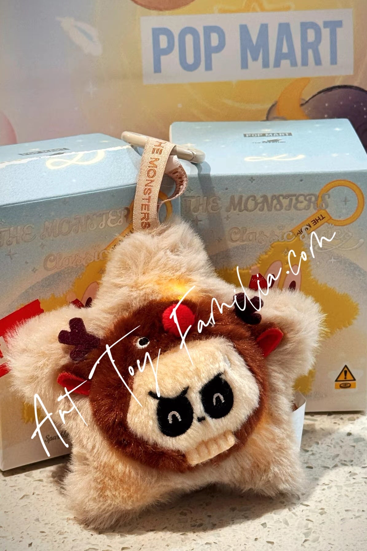 The Monsters Classic Series-Sparkly Plush Pendant Blind Box