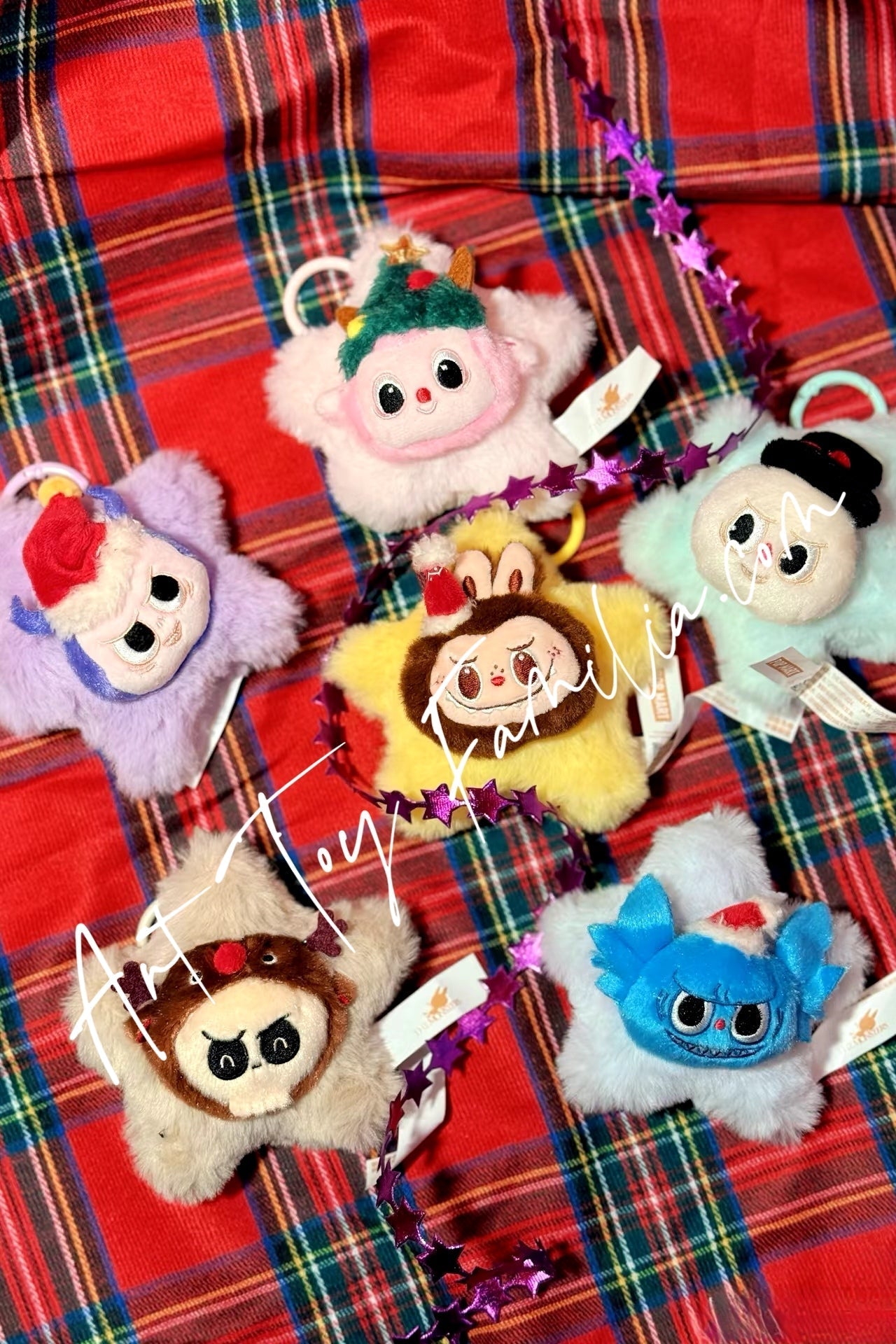 The Monsters Classic Series-Sparkly Plush Pendant Blind Box