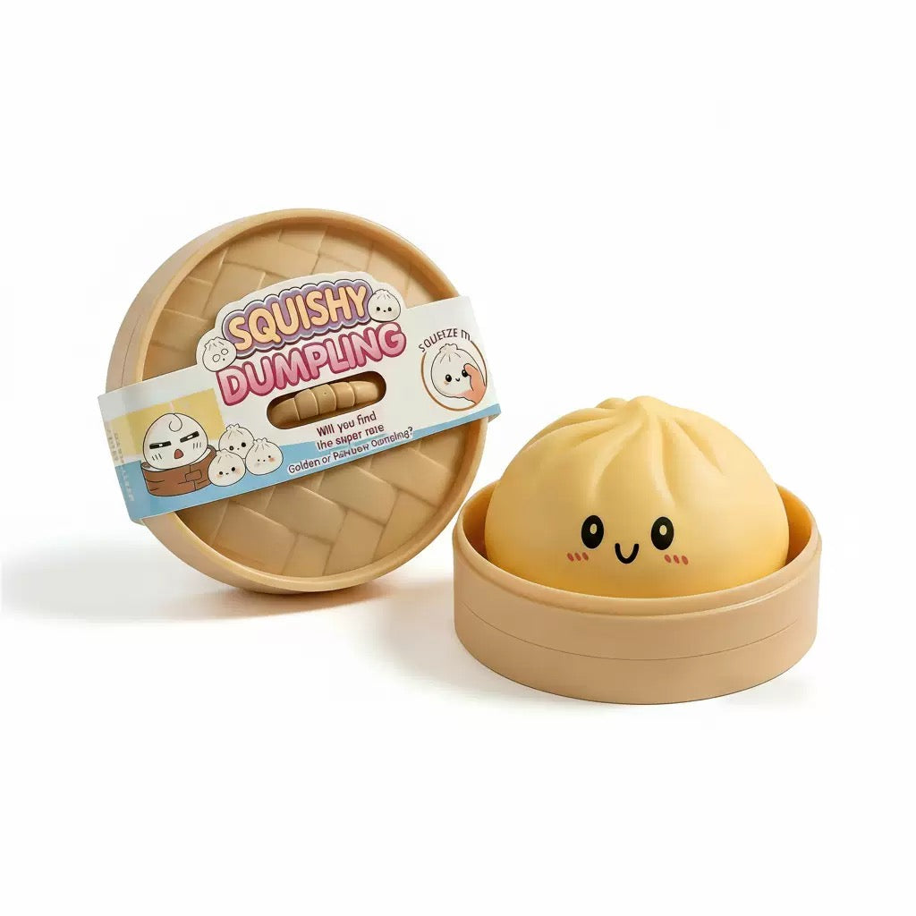 The Viral Mystery Dumplings Buns Squishy Squeeze Stress Relief Toy with Box Blind Box