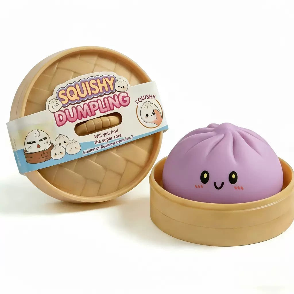 The Viral Mystery Dumplings Buns Squishy Squeeze Stress Relief Toy with Box Blind Box