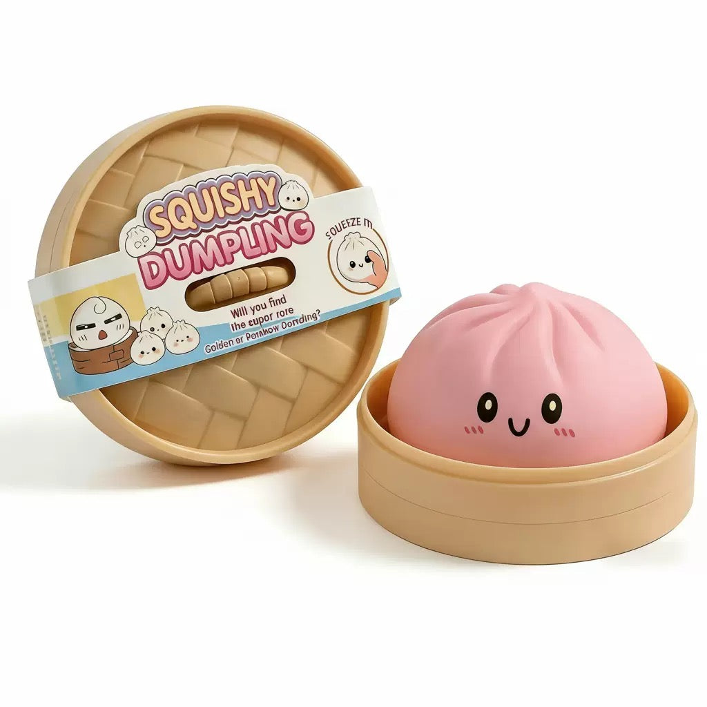 The Viral Mystery Dumplings Buns Squishy Squeeze Stress Relief Toy with Box Blind Box